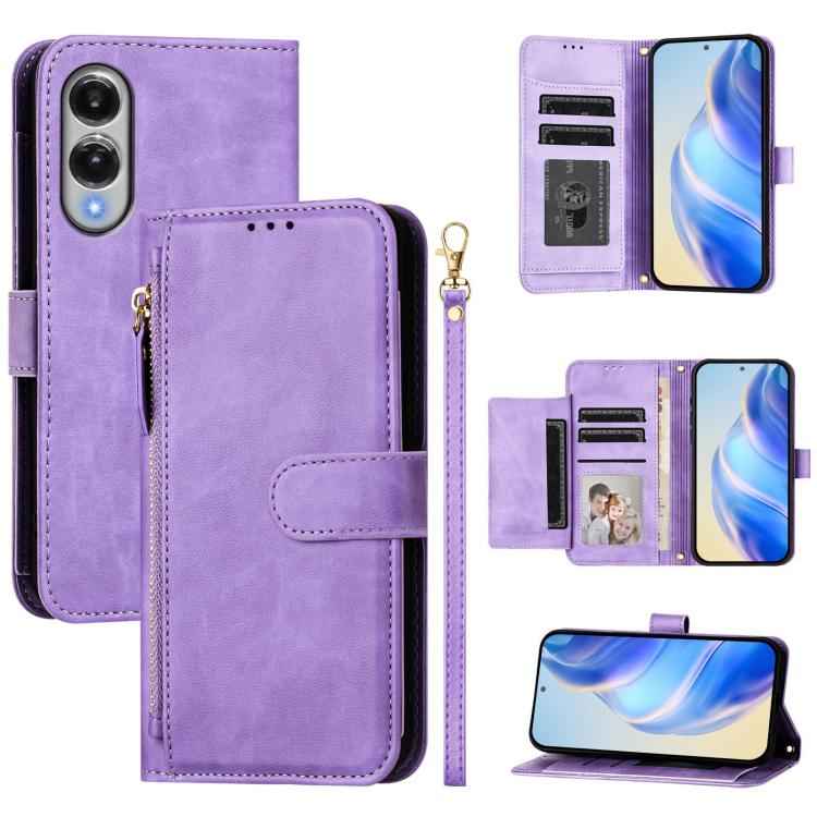 Multi-Card Slots Zipper Wallet Leather Phone Case, For Samsung Galaxy S26+ 5G, For Samsung Galaxy S26 Edge 5G, For Samsung Galaxy S26 Ultra 5G, For Samsung Galaxy S26 5G, For Samsung Galaxy S25 Edge 5G, For Samsung Galaxy S25 5G                        ...