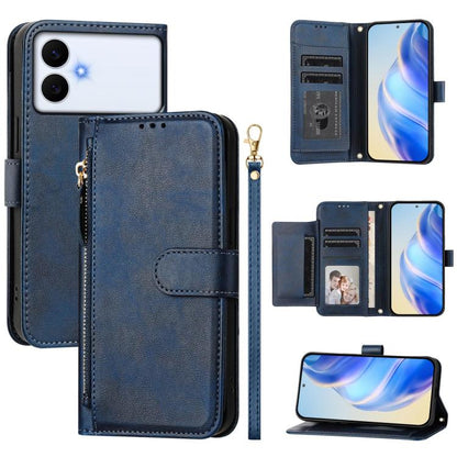 Multi-Card Slots Zipper Wallet Leather Phone Case, For Galaxy S26 FE 5G, For Galaxy S26+ 5G, For Galaxy S26 Edge 5G, For Galaxy S26 Ultra 5G, For Galaxy S26 5G, For Galaxy S25 Edge 5G, For Galaxy S25 5G, For Galaxy S25+ 5G