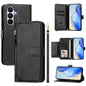 Multi-Card Slots Zipper Wallet Leather Phone Case, For Galaxy S26 FE 5G, For Galaxy S26+ 5G, For Galaxy S26 Edge 5G, For Galaxy S26 Ultra 5G, For Galaxy S26 5G, For Galaxy S25 Edge 5G, For Galaxy S25 5G, For Galaxy S25+ 5G