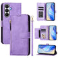 Multi-Card Slots Zipper Wallet Leather Phone Case, For Galaxy S26 FE 5G, For Galaxy S26+ 5G, For Galaxy S26 Edge 5G, For Galaxy S26 Ultra 5G, For Galaxy S26 5G, For Galaxy S25 Edge 5G, For Galaxy S25 5G, For Galaxy S25+ 5G