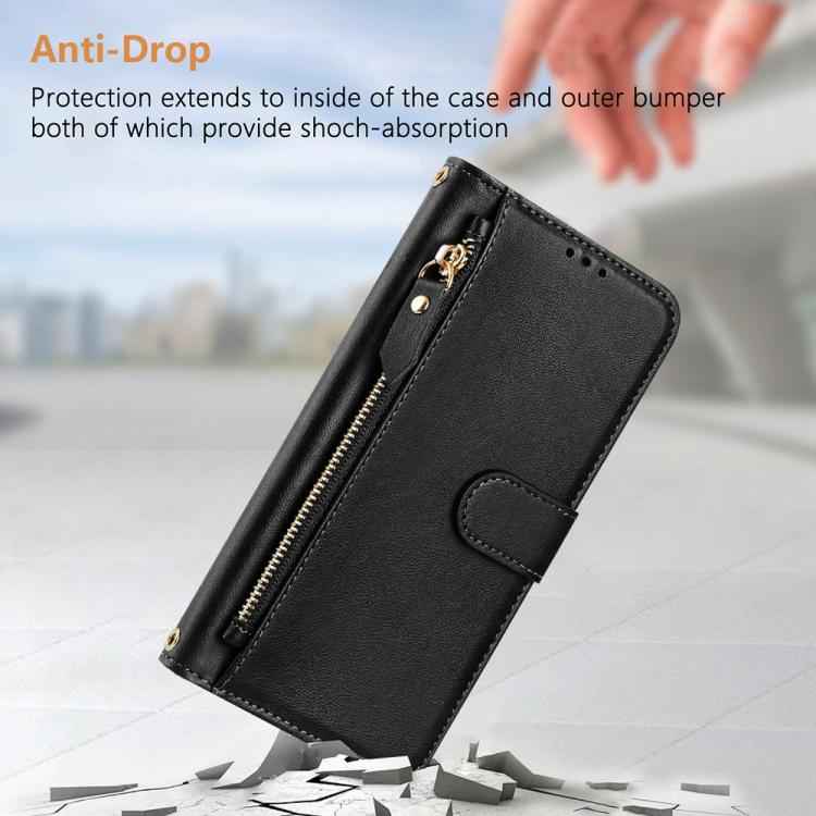 Multi-Card Slots Zipper Wallet Leather Phone Case, For Samsung Galaxy S26+ 5G, For Samsung Galaxy S26 Edge 5G, For Samsung Galaxy S26 Ultra 5G, For Samsung Galaxy S26 5G, For Samsung Galaxy S25 Edge 5G, For Samsung Galaxy S25 5G                        ...