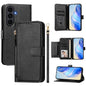 Multi-Card Slots Zipper Wallet Leather Phone Case, For Galaxy S26 FE 5G, For Galaxy S26+ 5G, For Galaxy S26 Edge 5G, For Galaxy S26 Ultra 5G, For Galaxy S26 5G, For Galaxy S25 Edge 5G, For Galaxy S25 5G, For Galaxy S25+ 5G