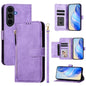 Multi-Card Slots Zipper Wallet Leather Phone Case, For Galaxy S26 FE 5G, For Galaxy S26+ 5G, For Galaxy S26 Edge 5G, For Galaxy S26 Ultra 5G, For Galaxy S26 5G, For Galaxy S25 Edge 5G, For Galaxy S25 5G, For Galaxy S25+ 5G