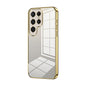 Transparent Plating Fine Hole Phone Case, For Samsung Galaxy S25+ 5G, For Samsung Galaxy S25 Ultra 5G