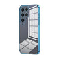 Transparent Plating Fine Hole Phone Case, For Samsung Galaxy S25+ 5G, For Samsung Galaxy S25 Ultra 5G