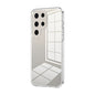 Transparent Plating Fine Hole Phone Case, For Samsung Galaxy S25+ 5G, For Samsung Galaxy S25 Ultra 5G