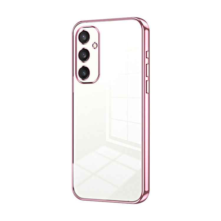 Transparent Plating Fine Hole Phone Case, For Samsung Galaxy S26+ 5G, For Samsung Galaxy S26 Edge 5G, For Samsung Galaxy S26 Ultra 5G, For Samsung Galaxy S26 5G, For Samsung Galaxy S25 FE 5G, For Samsung Galaxy S25 5G