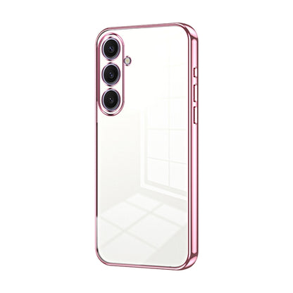 Transparent Plating Fine Hole Phone Case, For Samsung Galaxy S25+ 5G, For Samsung Galaxy S25 Ultra 5G