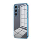 Transparent Plating Fine Hole Phone Case, For Samsung Galaxy S25+ 5G, For Samsung Galaxy S25 Ultra 5G
