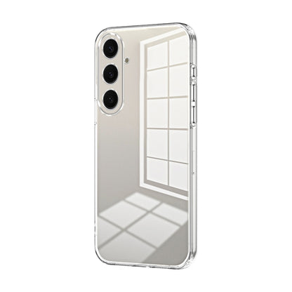 Transparent Plating Fine Hole Phone Case, For Samsung Galaxy S25+ 5G, For Samsung Galaxy S25 Ultra 5G