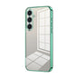 Transparent Plating Fine Hole Phone Case, For Samsung Galaxy S25+ 5G, For Samsung Galaxy S25 Ultra 5G