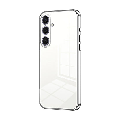Transparent Plating Fine Hole Phone Case, For Samsung Galaxy S25+ 5G, For Samsung Galaxy S25 Ultra 5G