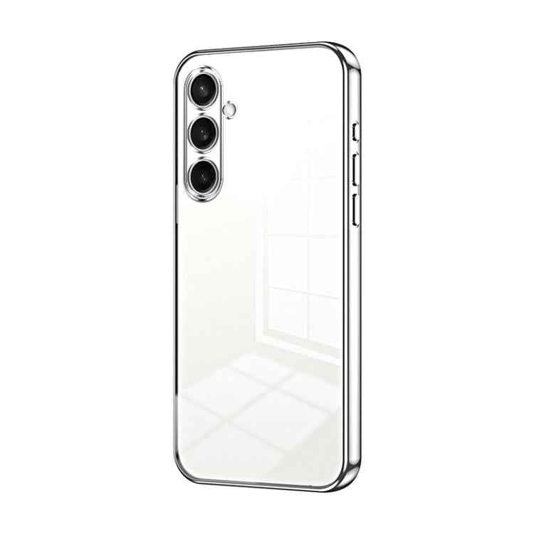 Transparent Plating Fine Hole Phone Case, For Samsung Galaxy S26+ 5G, For Samsung Galaxy S26 Edge 5G, For Samsung Galaxy S26 Ultra 5G, For Samsung Galaxy S26 5G, For Samsung Galaxy S25 FE 5G, For Samsung Galaxy S25 5G