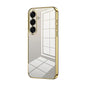 Transparent Plating Fine Hole Phone Case, For Samsung Galaxy S26+ 5G, For Samsung Galaxy S26 Edge 5G, For Samsung Galaxy S26 Ultra 5G, For Samsung Galaxy S26 5G, For Samsung Galaxy S25 FE 5G, For Samsung Galaxy S25 5G
