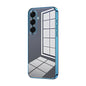 Transparent Plating Fine Hole Phone Case, For Samsung Galaxy S26+ 5G, For Samsung Galaxy S26 Edge 5G, For Samsung Galaxy S26 Ultra 5G, For Samsung Galaxy S26 5G, For Samsung Galaxy S25 FE 5G, For Samsung Galaxy S25 5G