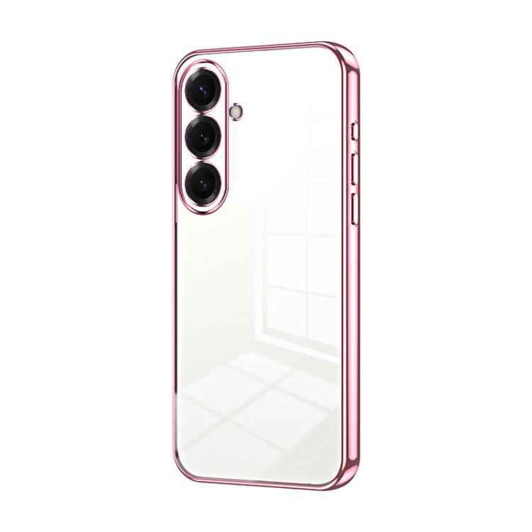 Transparent Plating Fine Hole Phone Case, For Samsung Galaxy S26+ 5G, For Samsung Galaxy S26 Edge 5G, For Samsung Galaxy S26 Ultra 5G, For Samsung Galaxy S26 5G, For Samsung Galaxy S25 FE 5G, For Samsung Galaxy S25 5G