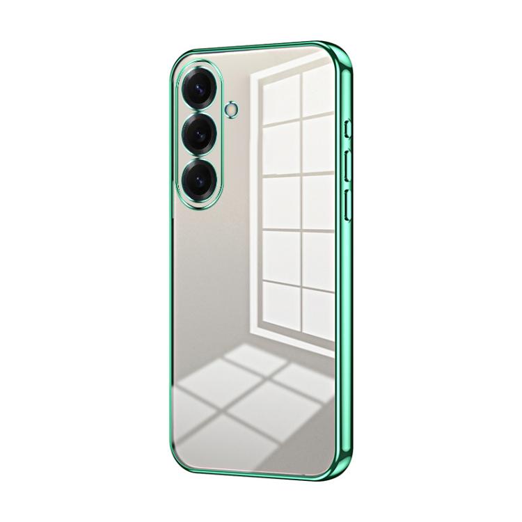 Transparent Plating Fine Hole Phone Case, For Samsung Galaxy S26+ 5G, For Samsung Galaxy S26 Edge 5G, For Samsung Galaxy S26 Ultra 5G, For Samsung Galaxy S26 5G, For Samsung Galaxy S25 FE 5G, For Samsung Galaxy S25 5G
