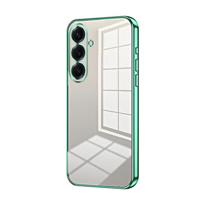 Transparent Plating Fine Hole Phone Case, For Samsung Galaxy S26+ 5G, For Samsung Galaxy S26 Edge 5G, For Samsung Galaxy S26 Ultra 5G, For Samsung Galaxy S26 5G, For Samsung Galaxy S25 FE 5G, For Samsung Galaxy S25 5G