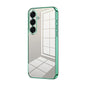 Transparent Plating Fine Hole Phone Case, For Samsung Galaxy S26+ 5G, For Samsung Galaxy S26 Edge 5G, For Samsung Galaxy S26 Ultra 5G, For Samsung Galaxy S26 5G, For Samsung Galaxy S25 FE 5G, For Samsung Galaxy S25 5G