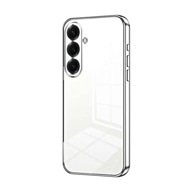 Transparent Plating Fine Hole Phone Case, For Samsung Galaxy S26+ 5G, For Samsung Galaxy S26 Edge 5G, For Samsung Galaxy S26 Ultra 5G, For Samsung Galaxy S26 5G, For Samsung Galaxy S25 FE 5G, For Samsung Galaxy S25 5G