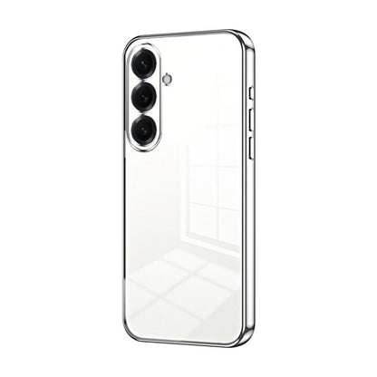 Transparent Plating Fine Hole Phone Case, For Samsung Galaxy S26+ 5G, For Samsung Galaxy S26 Edge 5G, For Samsung Galaxy S26 Ultra 5G, For Samsung Galaxy S26 5G, For Samsung Galaxy S25 FE 5G, For Samsung Galaxy S25 5G