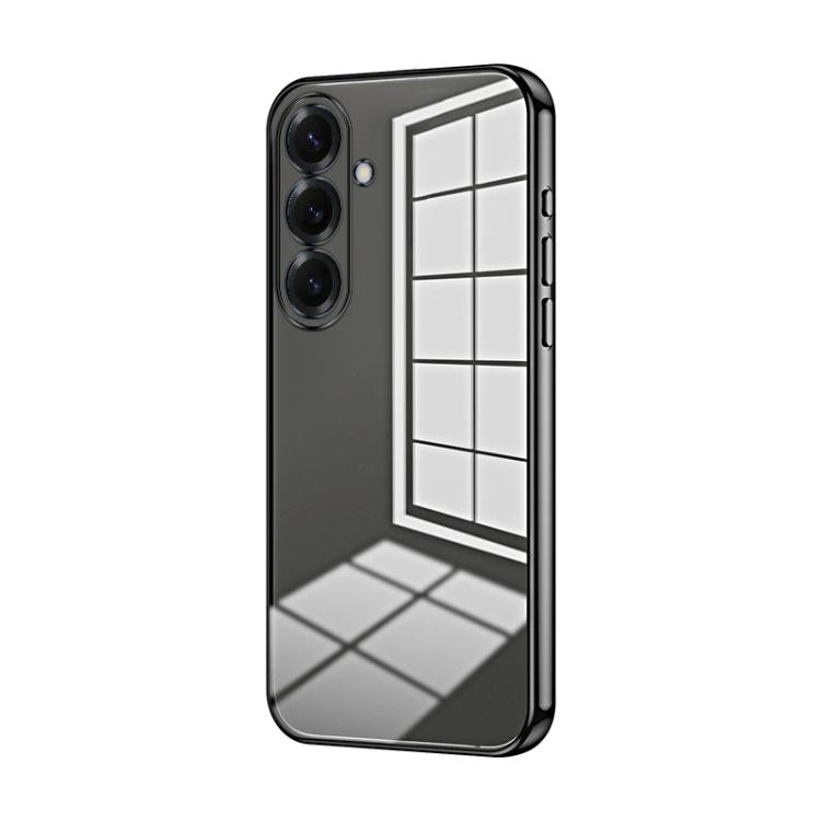 Transparent Plating Fine Hole Phone Case, For Samsung Galaxy S26+ 5G, For Samsung Galaxy S26 Edge 5G, For Samsung Galaxy S26 Ultra 5G, For Samsung Galaxy S26 5G, For Samsung Galaxy S25 FE 5G, For Samsung Galaxy S25 5G