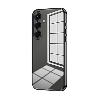 Transparent Plating Fine Hole Phone Case, For Samsung Galaxy S26+ 5G, For Samsung Galaxy S26 Edge 5G, For Samsung Galaxy S26 Ultra 5G, For Samsung Galaxy S26 5G, For Samsung Galaxy S25 FE 5G, For Samsung Galaxy S25 5G