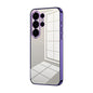 Transparent Plating Fine Hole Phone Case, For Samsung Galaxy S26+ 5G, For Samsung Galaxy S26 Edge 5G, For Samsung Galaxy S26 Ultra 5G, For Samsung Galaxy S26 5G, For Samsung Galaxy S25 FE 5G, For Samsung Galaxy S25 5G