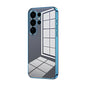 Transparent Plating Fine Hole Phone Case, For Samsung Galaxy S26+ 5G, For Samsung Galaxy S26 Edge 5G, For Samsung Galaxy S26 Ultra 5G, For Samsung Galaxy S26 5G, For Samsung Galaxy S25 FE 5G, For Samsung Galaxy S25 5G