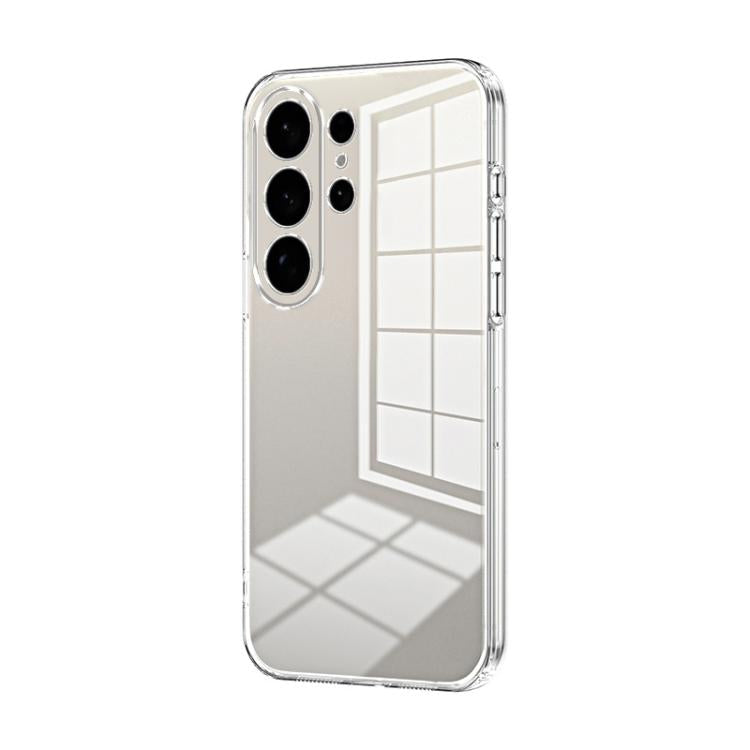 Transparent Plating Fine Hole Phone Case, For Samsung Galaxy S26+ 5G, For Samsung Galaxy S26 Edge 5G, For Samsung Galaxy S26 Ultra 5G, For Samsung Galaxy S26 5G, For Samsung Galaxy S25 FE 5G, For Samsung Galaxy S25 5G