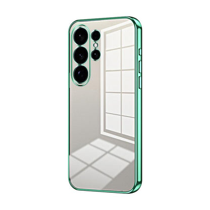 Transparent Plating Fine Hole Phone Case, For Samsung Galaxy S26+ 5G, For Samsung Galaxy S26 Edge 5G, For Samsung Galaxy S26 Ultra 5G, For Samsung Galaxy S26 5G, For Samsung Galaxy S25 FE 5G, For Samsung Galaxy S25 5G