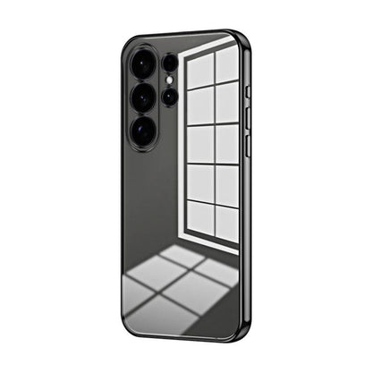 Transparent Plating Fine Hole Phone Case, For Samsung Galaxy S26+ 5G, For Samsung Galaxy S26 Edge 5G, For Samsung Galaxy S26 Ultra 5G, For Samsung Galaxy S26 5G, For Samsung Galaxy S25 FE 5G, For Samsung Galaxy S25 5G
