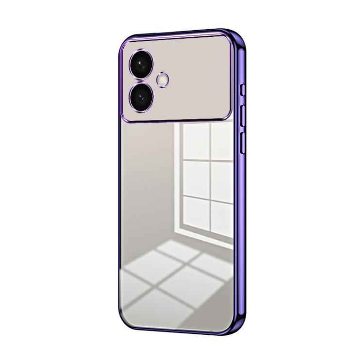 Transparent Plating Fine Hole Phone Case, For Samsung Galaxy S26+ 5G, For Samsung Galaxy S26 Edge 5G, For Samsung Galaxy S26 Ultra 5G, For Samsung Galaxy S26 5G, For Samsung Galaxy S25 FE 5G, For Samsung Galaxy S25 5G