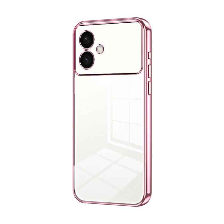 Transparent Plating Fine Hole Phone Case, For Samsung Galaxy S26+ 5G, For Samsung Galaxy S26 Edge 5G, For Samsung Galaxy S26 Ultra 5G, For Samsung Galaxy S26 5G, For Samsung Galaxy S25 FE 5G, For Samsung Galaxy S25 5G