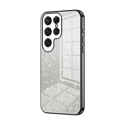 Gradient Glitter Powder Electroplated Phone Case, For Samsung Galaxy S25+ 5G, For Samsung Galaxy S25 Ultra 5G
