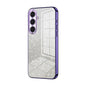 Gradient Glitter Powder Electroplated Phone Case, For Samsung Galaxy S25+ 5G, For Samsung Galaxy S25 Ultra 5G