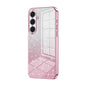 Gradient Glitter Powder Electroplated Phone Case, For Samsung Galaxy S25+ 5G, For Samsung Galaxy S25 Ultra 5G