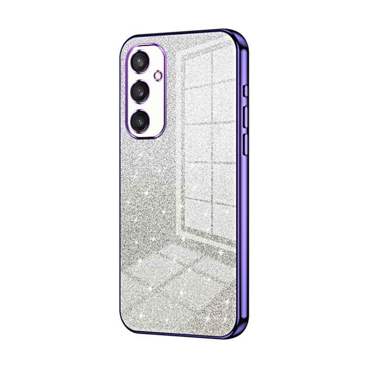Gradient Glitter Powder Electroplated Phone Case, For Samsung Galaxy S26+ 5G, For Samsung Galaxy S26 Edge 5G, For Samsung Galaxy S26 Ultra 5G, For Samsung Galaxy S26 5G, For Samsung Galaxy S25 FE 5G, For Samsung Galaxy S25 5G