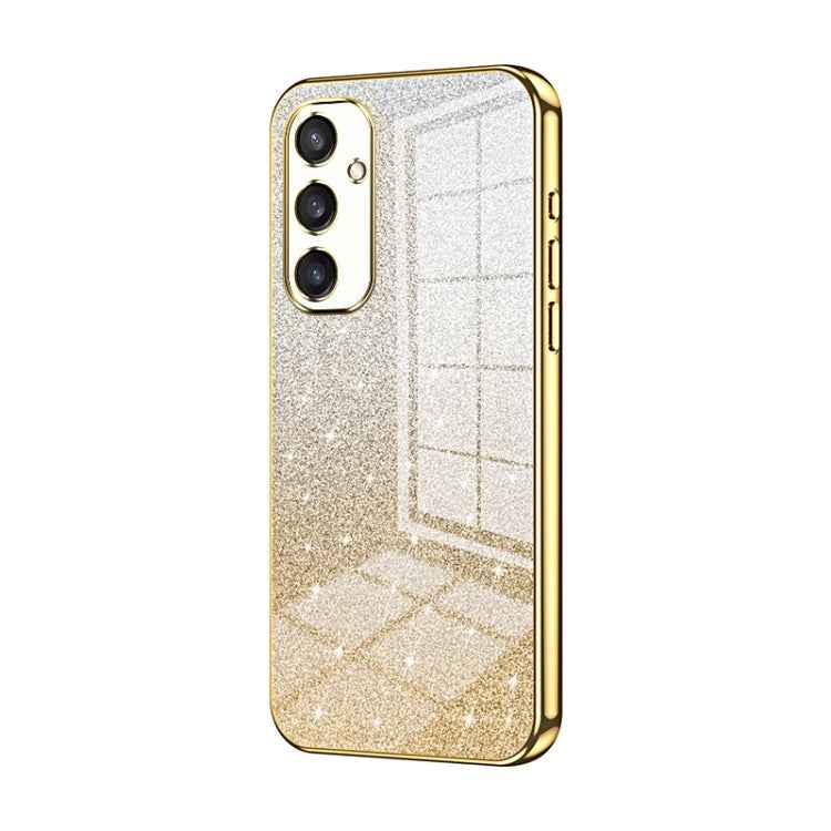 Gradient Glitter Powder Electroplated Phone Case, For Samsung Galaxy S26+ 5G, For Samsung Galaxy S26 Edge 5G, For Samsung Galaxy S26 Ultra 5G, For Samsung Galaxy S26 5G, For Samsung Galaxy S25 FE 5G, For Samsung Galaxy S25 5G