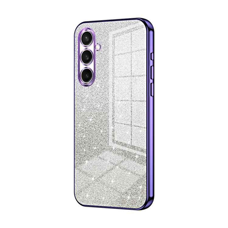 Gradient Glitter Powder Electroplated Phone Case, For Samsung Galaxy S26+ 5G, For Samsung Galaxy S26 Edge 5G, For Samsung Galaxy S26 Ultra 5G, For Samsung Galaxy S26 5G, For Samsung Galaxy S25 FE 5G, For Samsung Galaxy S25 5G