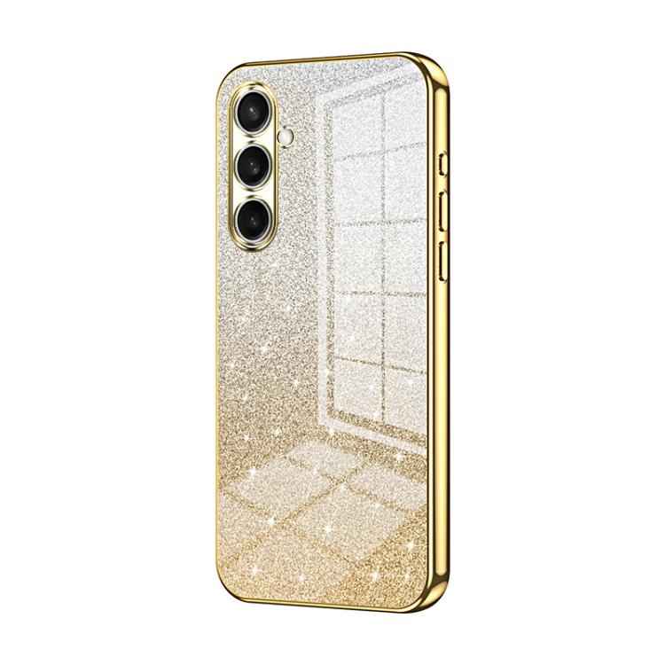 Gradient Glitter Powder Electroplated Phone Case, For Samsung Galaxy S26+ 5G, For Samsung Galaxy S26 Edge 5G, For Samsung Galaxy S26 Ultra 5G, For Samsung Galaxy S26 5G, For Samsung Galaxy S25 FE 5G, For Samsung Galaxy S25 5G