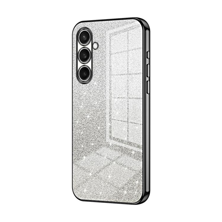 Gradient Glitter Powder Electroplated Phone Case, For Samsung Galaxy S26+ 5G, For Samsung Galaxy S26 Edge 5G, For Samsung Galaxy S26 Ultra 5G, For Samsung Galaxy S26 5G, For Samsung Galaxy S25 FE 5G, For Samsung Galaxy S25 5G