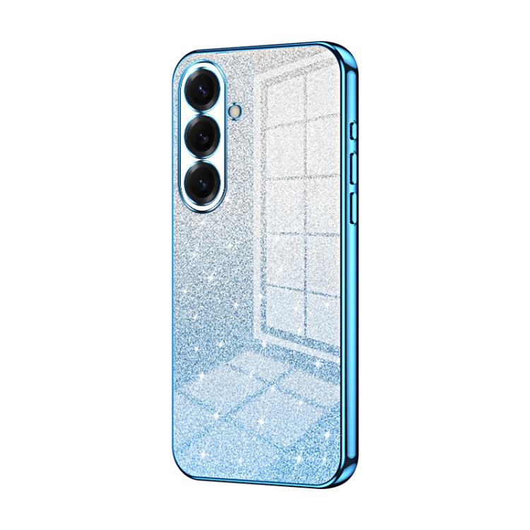 Gradient Glitter Powder Electroplated Phone Case, For Samsung Galaxy S26+ 5G, For Samsung Galaxy S26 Edge 5G, For Samsung Galaxy S26 Ultra 5G, For Samsung Galaxy S26 5G, For Samsung Galaxy S25 FE 5G, For Samsung Galaxy S25 5G