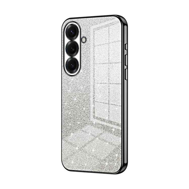 Gradient Glitter Powder Electroplated Phone Case, For Samsung Galaxy S26+ 5G, For Samsung Galaxy S26 Edge 5G, For Samsung Galaxy S26 Ultra 5G, For Samsung Galaxy S26 5G, For Samsung Galaxy S25 FE 5G, For Samsung Galaxy S25 5G