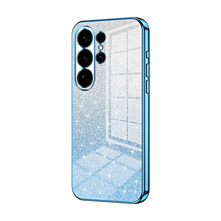 Gradient Glitter Powder Electroplated Phone Case, For Samsung Galaxy S26+ 5G, For Samsung Galaxy S26 Edge 5G, For Samsung Galaxy S26 Ultra 5G, For Samsung Galaxy S26 5G, For Samsung Galaxy S25 FE 5G, For Samsung Galaxy S25 5G