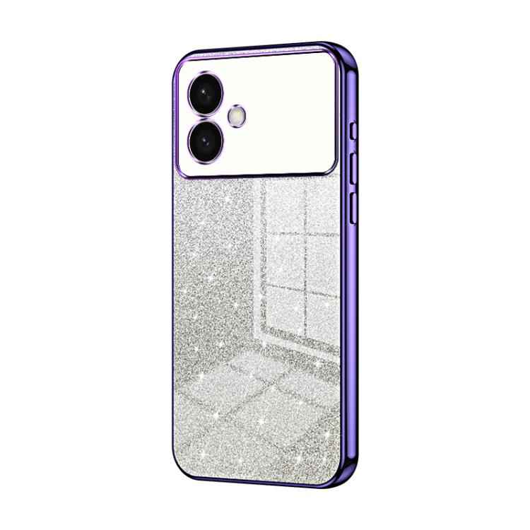 Gradient Glitter Powder Electroplated Phone Case, For Samsung Galaxy S26+ 5G, For Samsung Galaxy S26 Edge 5G, For Samsung Galaxy S26 Ultra 5G, For Samsung Galaxy S26 5G, For Samsung Galaxy S25 FE 5G, For Samsung Galaxy S25 5G