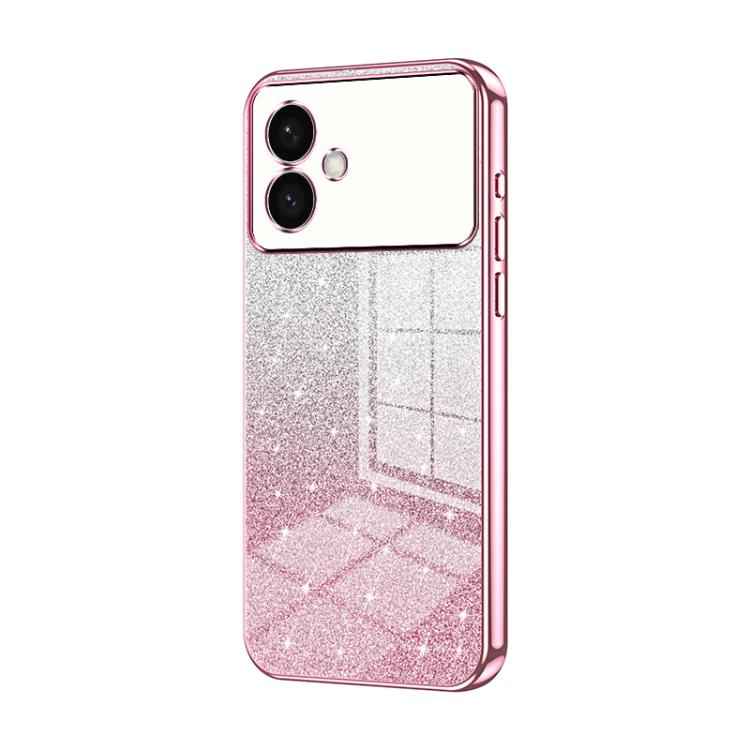 Gradient Glitter Powder Electroplated Phone Case, For Samsung Galaxy S26+ 5G, For Samsung Galaxy S26 Edge 5G, For Samsung Galaxy S26 Ultra 5G, For Samsung Galaxy S26 5G, For Samsung Galaxy S25 FE 5G, For Samsung Galaxy S25 5G