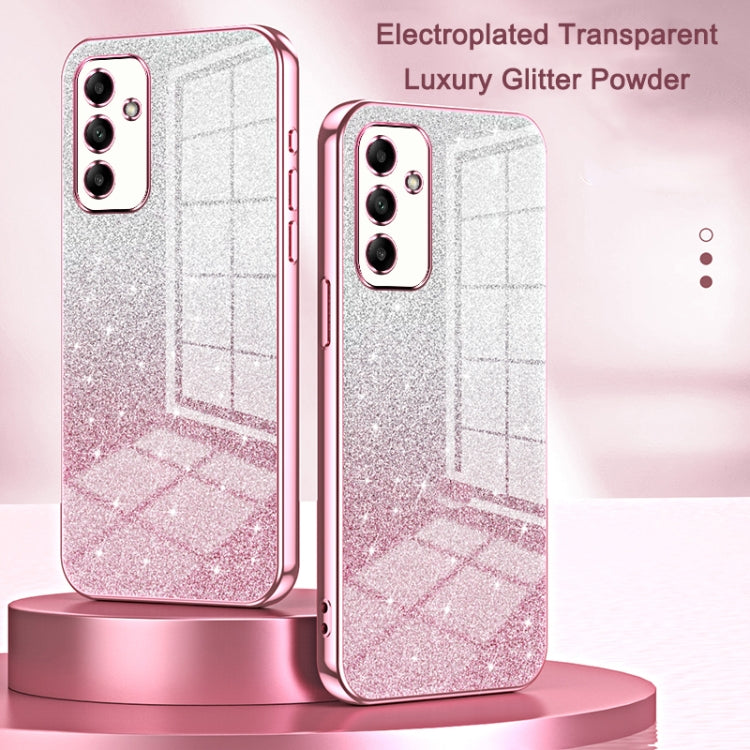 Gradient Glitter Powder Electroplated Phone Case, For Samsung Galaxy S25+ 5G, For Samsung Galaxy S25 Ultra 5G