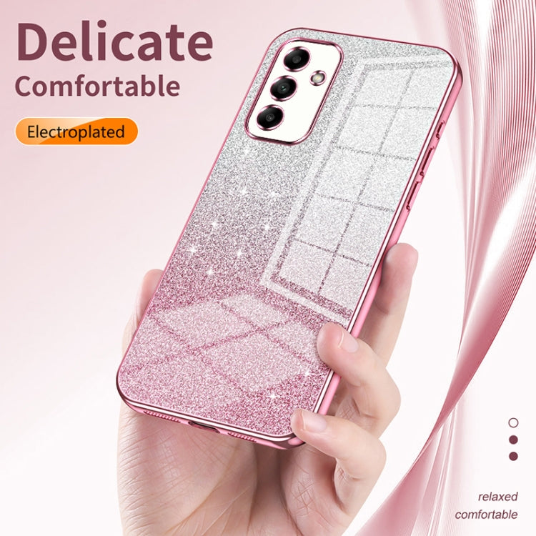 Gradient Glitter Powder Electroplated Phone Case, For Samsung Galaxy S26+ 5G, For Samsung Galaxy S26 Edge 5G, For Samsung Galaxy S26 Ultra 5G, For Samsung Galaxy S26 5G, For Samsung Galaxy S25 FE 5G, For Samsung Galaxy S25 5G