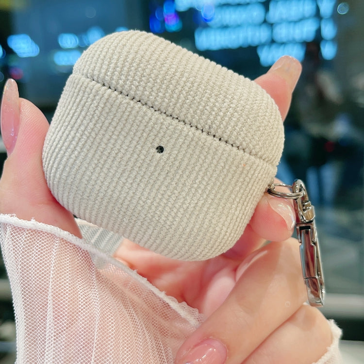 Corduroy Cloth Pattern Earphone Protective Case